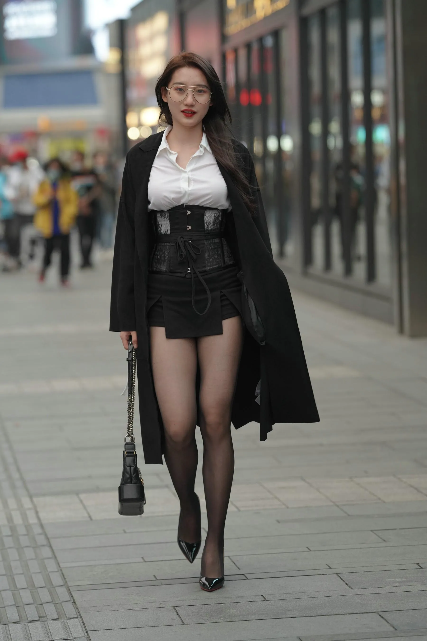 魔镜街拍 NO.160 黑丝大长腿 [203P]插图7